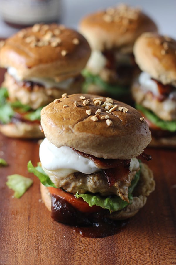 Barbecue Bacon Chicken Sliders