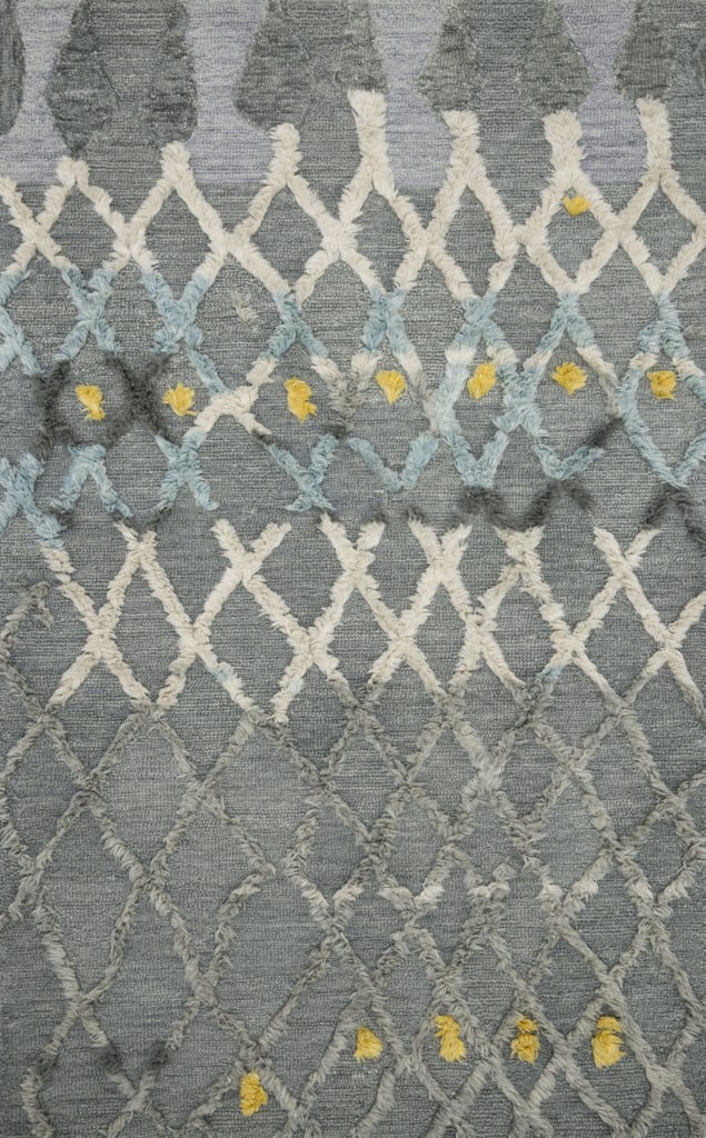 Renata: Loloi x Justina Blakeney Symbology Hand-Tufted Wool Gray Area Rug