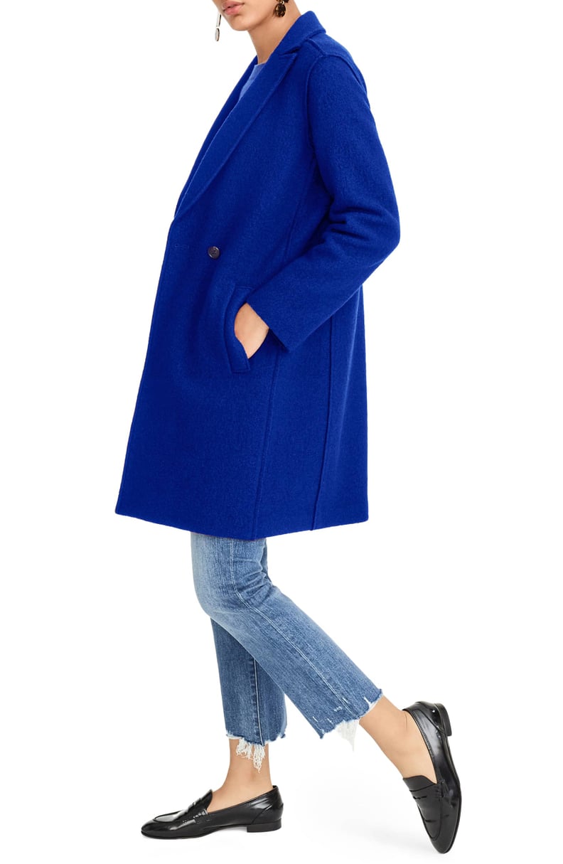 J.Crew Daphne Boiled Wool Topcoat