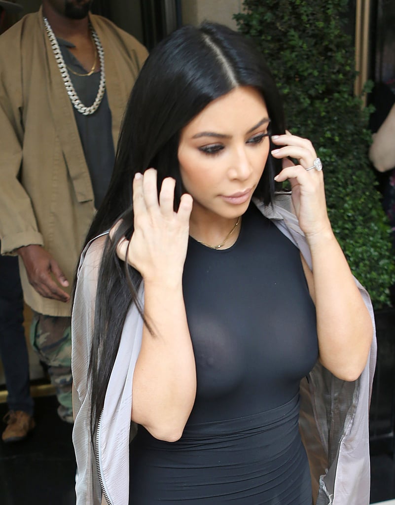 Pregnant Kim Kardashian at Glastonbury Festival | Pictures