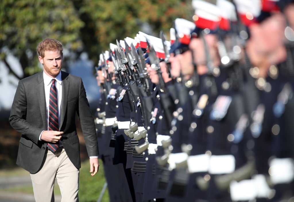 Prince Harry Visits the Royal Marines September 2018