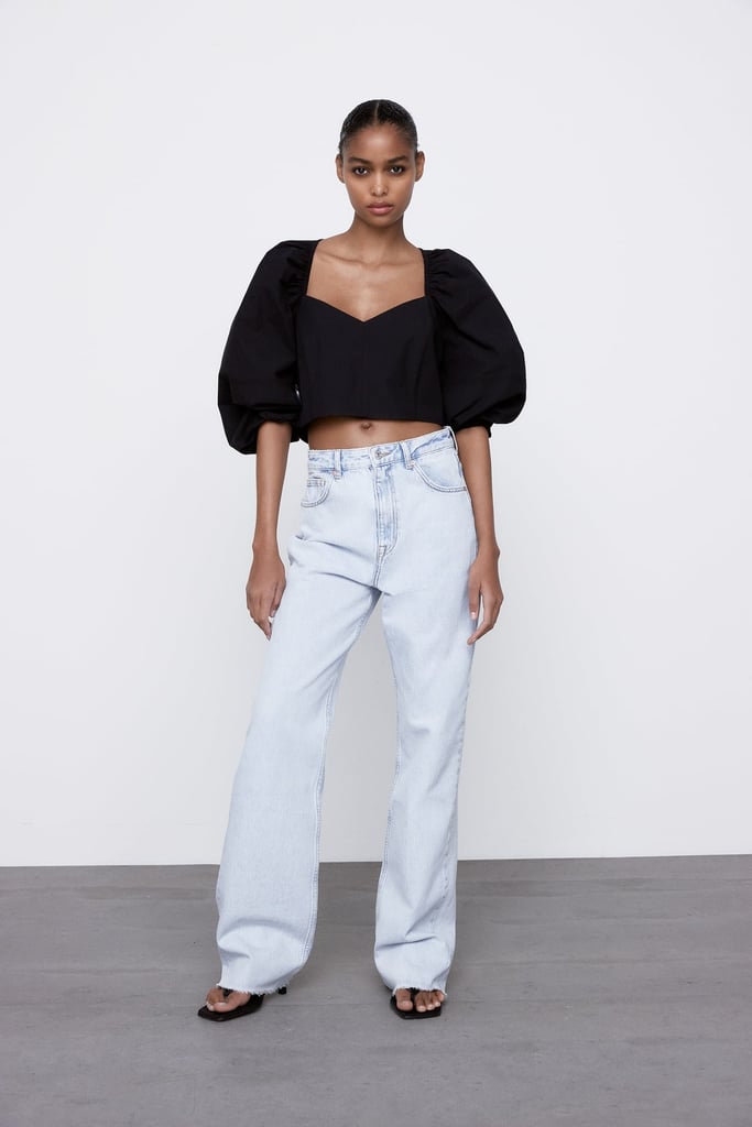 Poplin Cropped Top