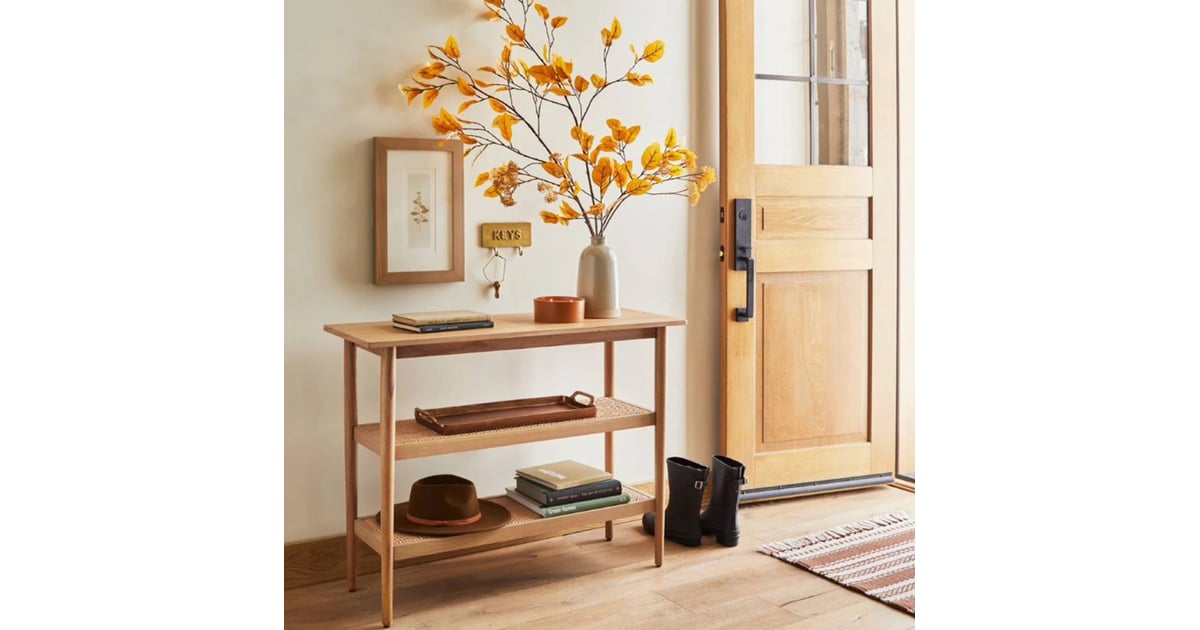 Hearth Hand with Magnolia Wood Cane Console Table 25