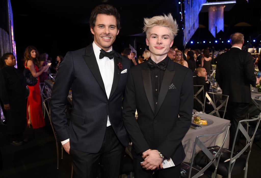 James Marsden and His Son at the 2017 SAG Awards