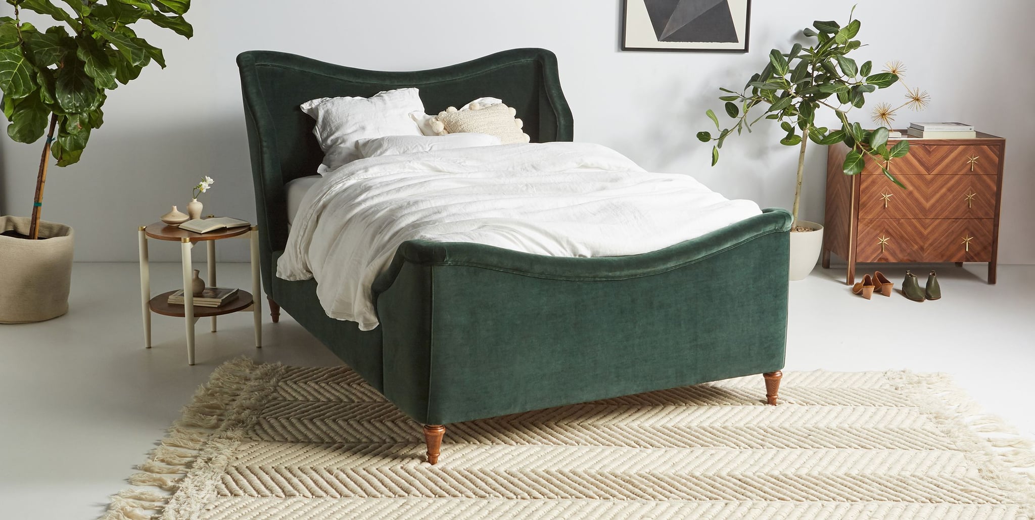 Camelback headboard deals