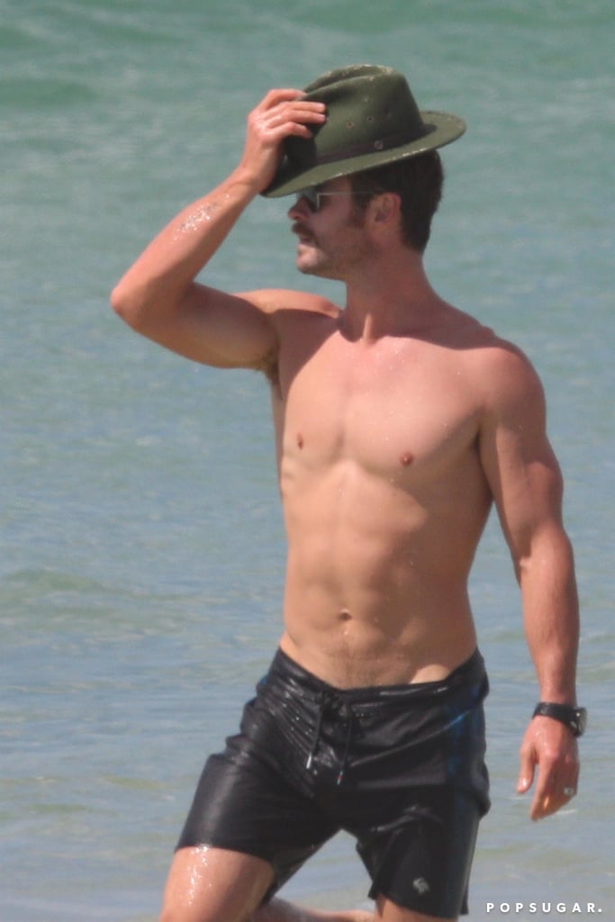 Chris Hemsworth and Matt Damon Australia Pictures April 2018