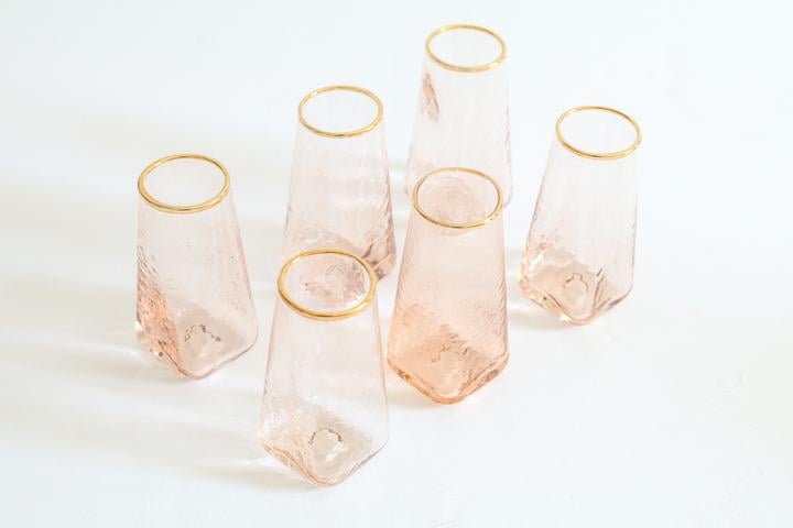 Effortless Composition Blush Shot Glasses