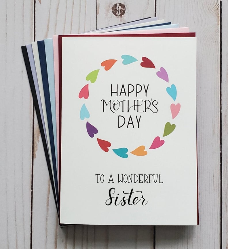 Happy Mother's Day Card For Sister