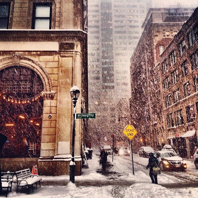 Winter Storm Pax Hits NYC | Instagram Pictures | POPSUGAR Celebrity