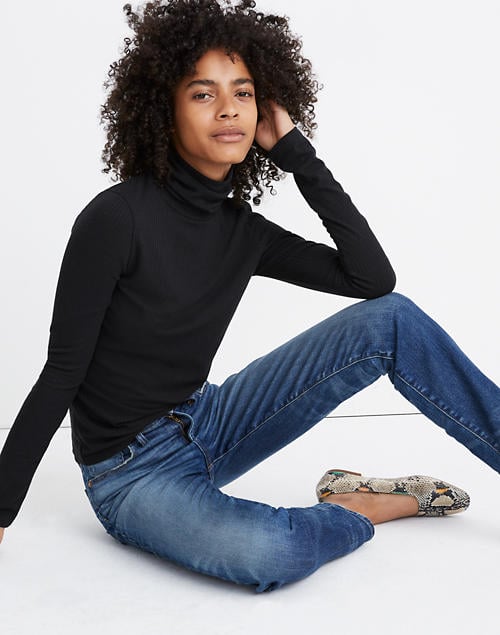 Madewell Ribbed Turtleneck Top