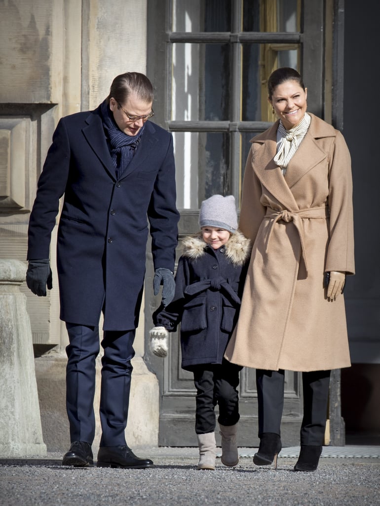 Princess Victoria and Family at Name Day Ceremony March 2017