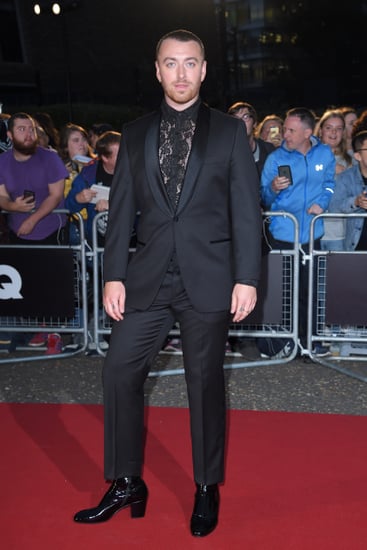 Sam Smith Wears Gucci Heels To The Gq Men Of The Year Awards Popsugar Fashion 1iota fan reporter kinsey schofield asks celebs questions from the fans on the 2014 mtv vmas red carpet!