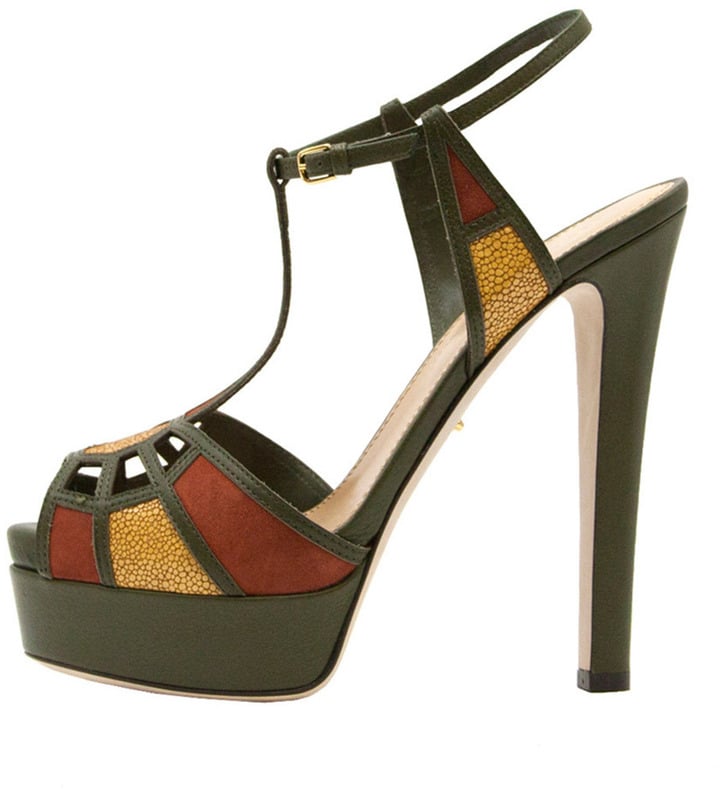 Sergio Rossi T-Strap Platform ($995)