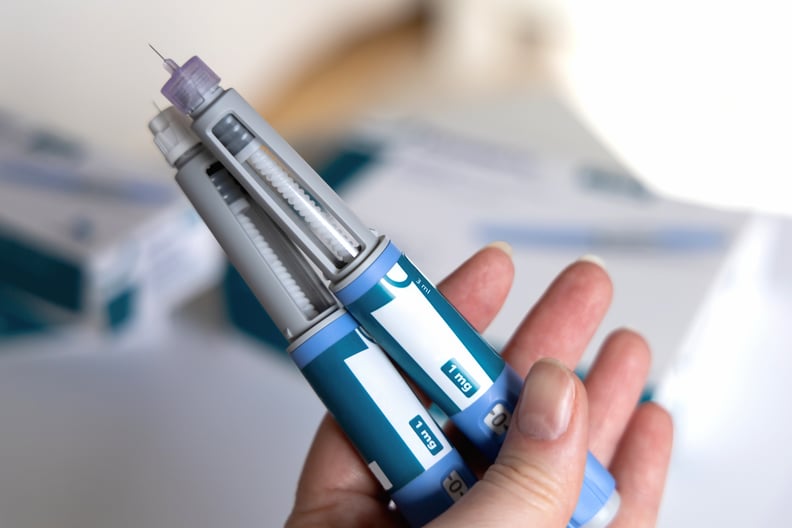 Ozempic injection pen for diabetics and weight loss.