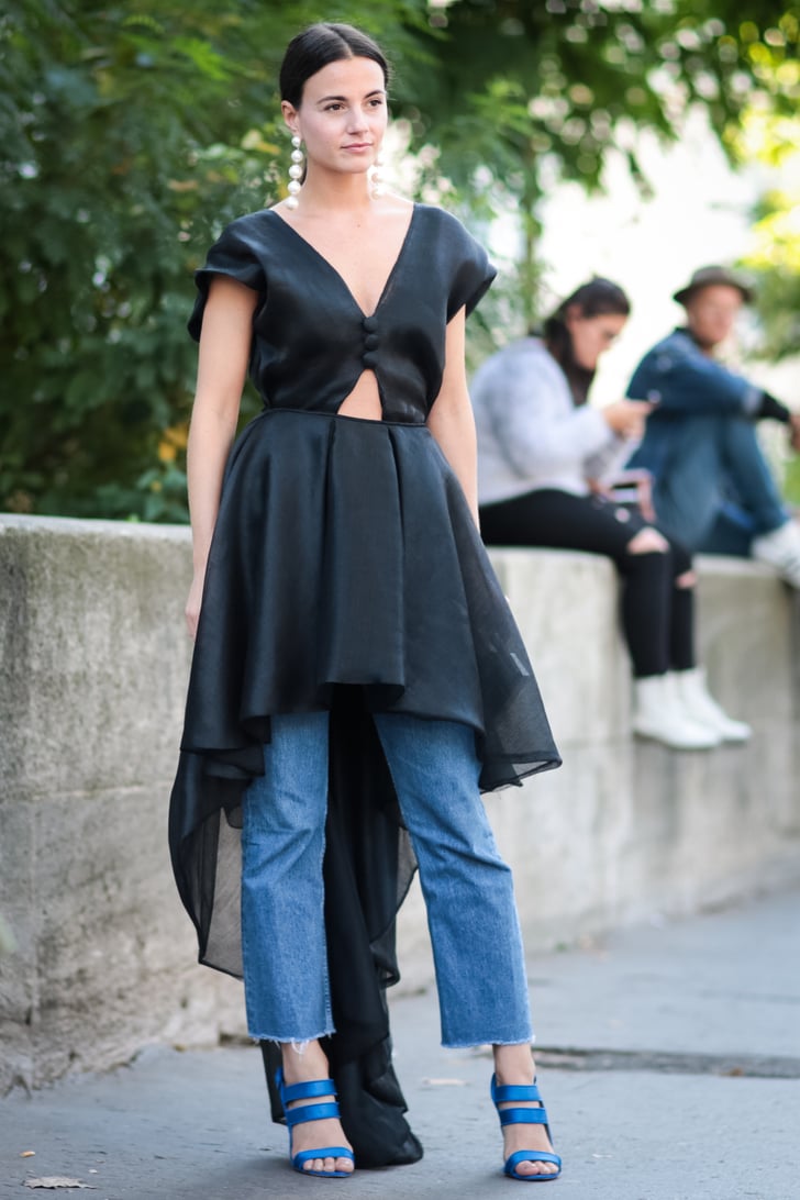 cocktail attire with jeans