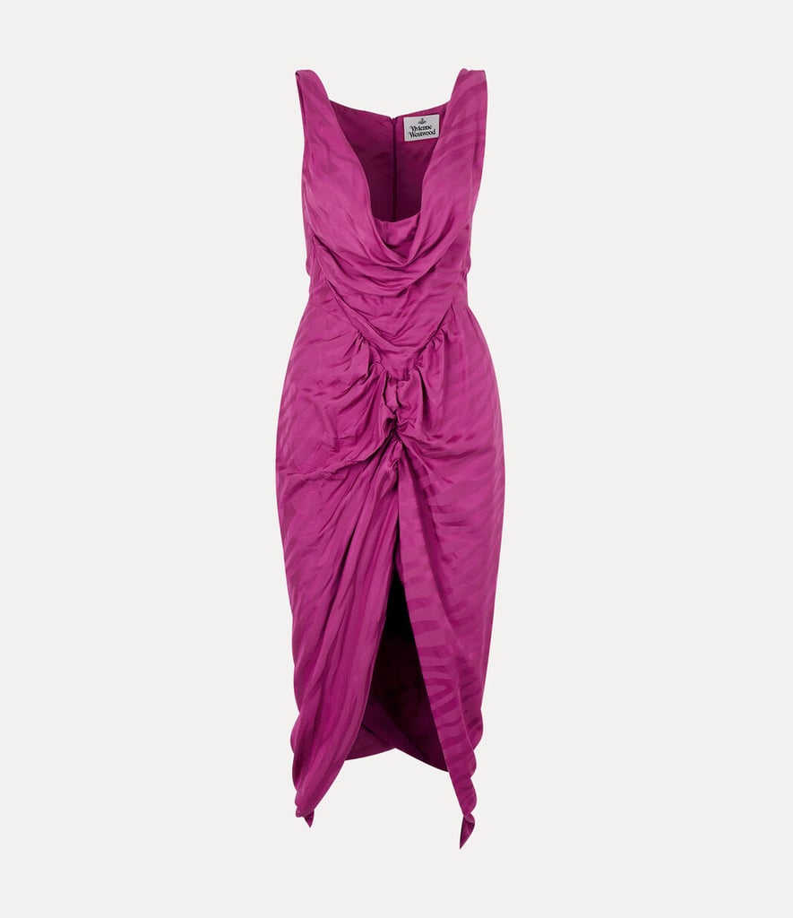 Hailey Bieber's Neon Pink Vivienne Westwood Corset Dress | POPSUGAR ...