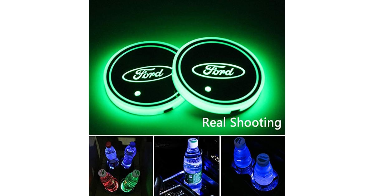 LED Car Cup Holder Lights Best Car Products on Amazon POPSUGAR