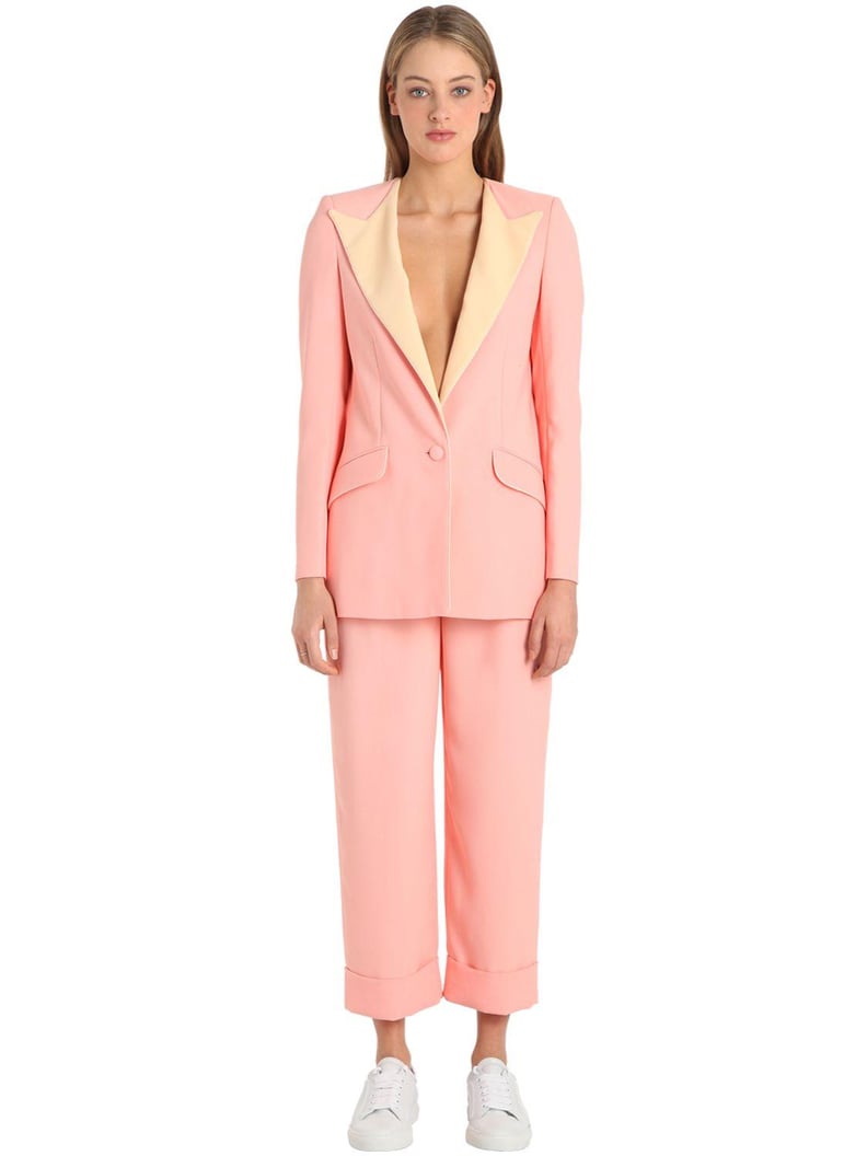 Viscose Crepe Boyfriend Suit