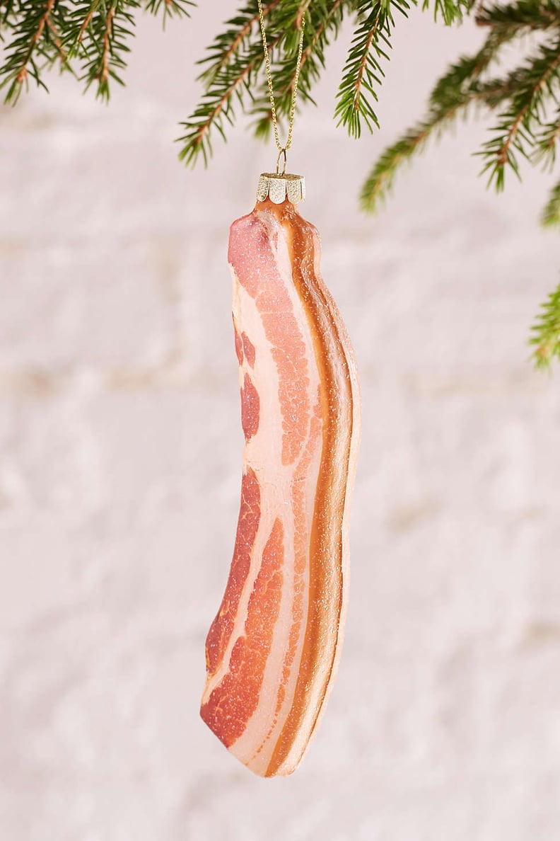 Glitter Bacon Ornament ($12)