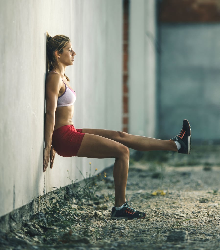 1-Legged Wall Sit