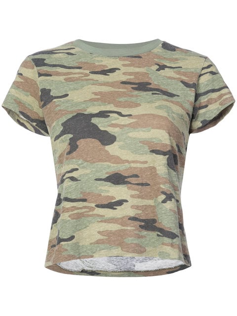 Re/Done Camo Slim Tee