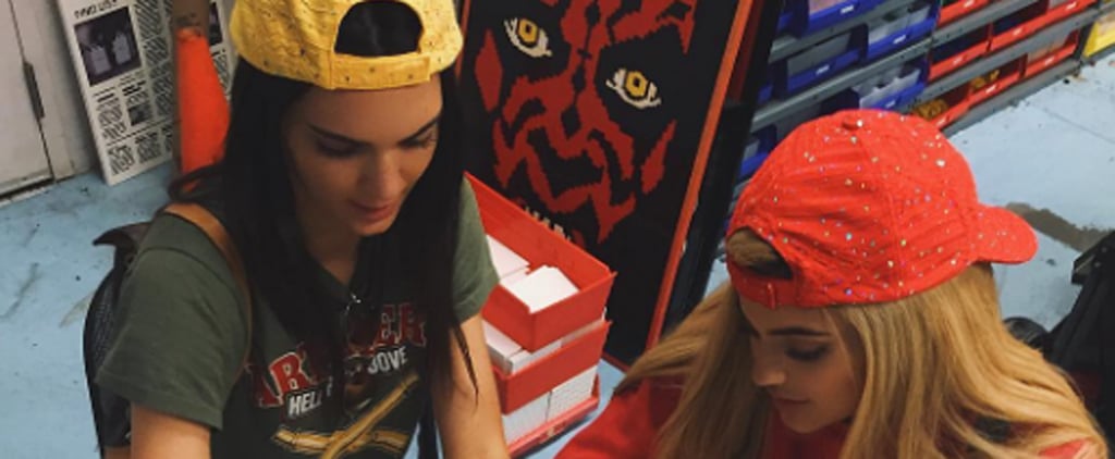 Kendall and Kylie Jenner's Red and Yellow Hats