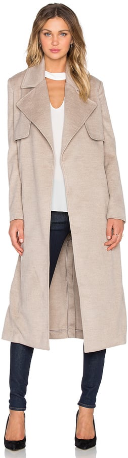 Bardot Felt Trench Coat ($219)