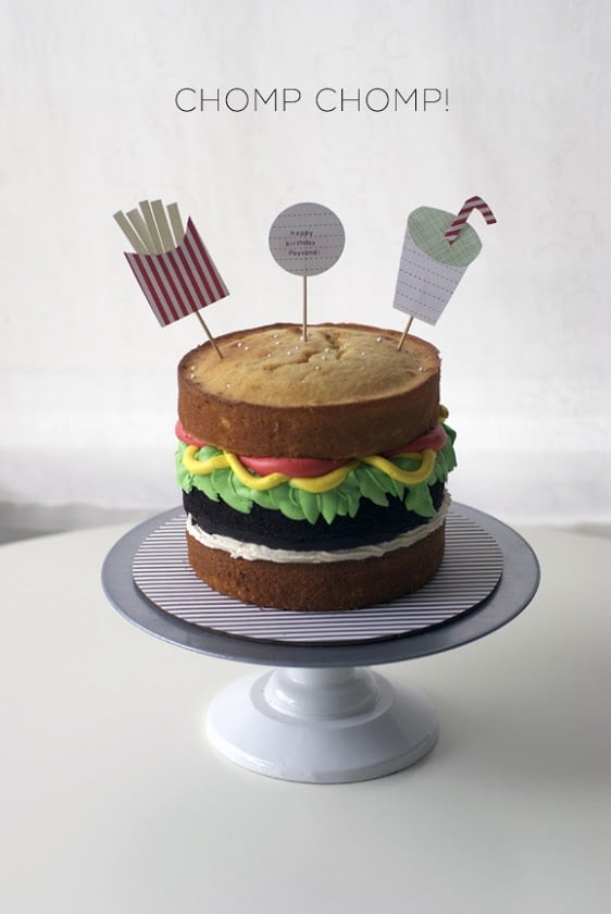 A Burger Cake