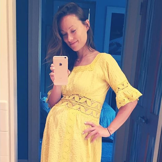 Olivia Wilde's Vintage Yellow Maternity Dress