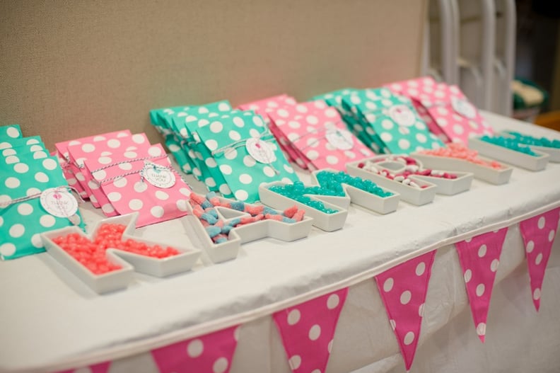 Polka-Dot Party Favors: Cookies and Candy