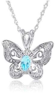 Amanda Rose Collection Butterfly Necklace