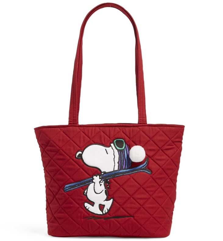Vera Bradley Peanuts Collection Ski Slope Snoopy Large Travel Duffle Bag