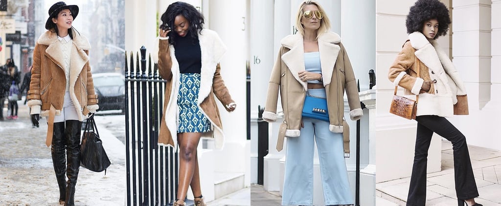 Real-Life Ways to Wear a Shearling Jacket This Winter