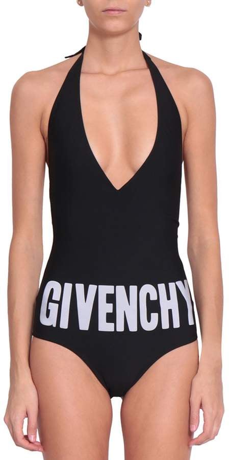 Givenchy One Piece Logo Swimsuit