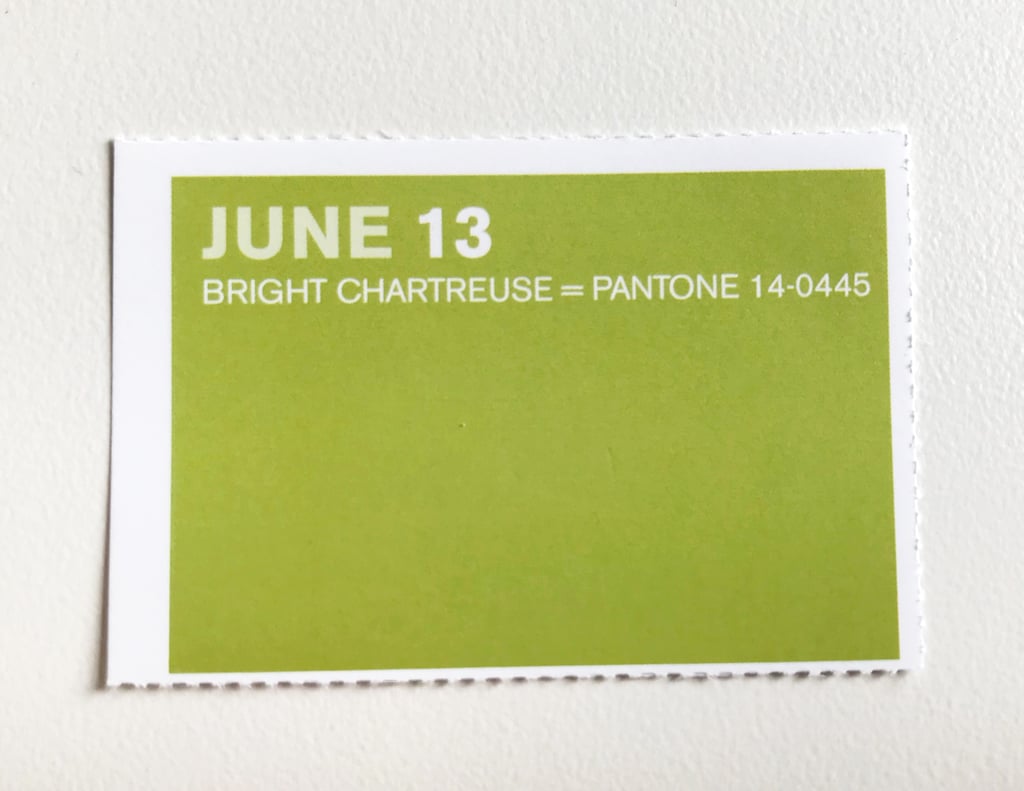 June 13 - Bright Chartreuse