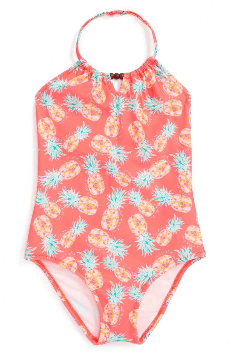 Sunuva Neon Pineapple One-Piece Swimsuit