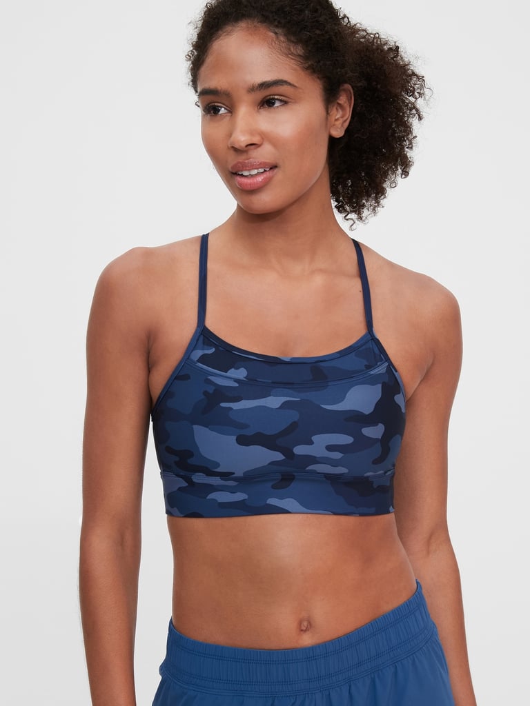 Gap GapFit Low Impact Racerback Blackout Sports Bra Best Women's