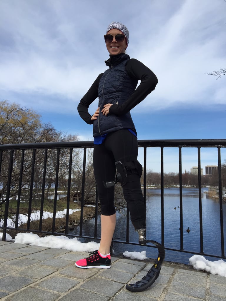 Adrianne Haslet-Davis Runs Boston Marathon