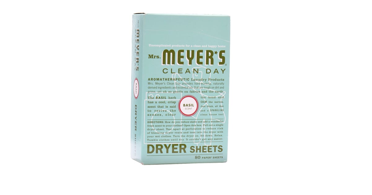 Mrs. Meyer's Clean Day Dryer Sheets The Best Sustainable Products You