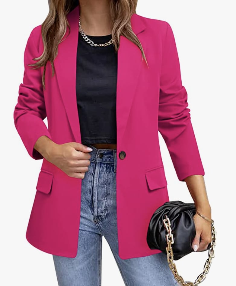 Best Barbiecore Fashion: An Oversize Blazer