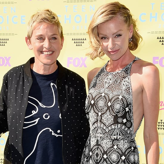 Ellen DeGeneres and Portia de Rossi Teen Choice Awards 2015