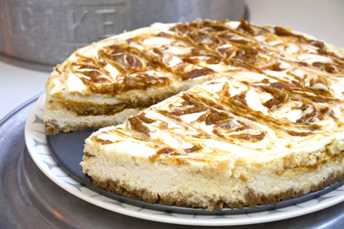 Pumpkin Swirl Cheesecake