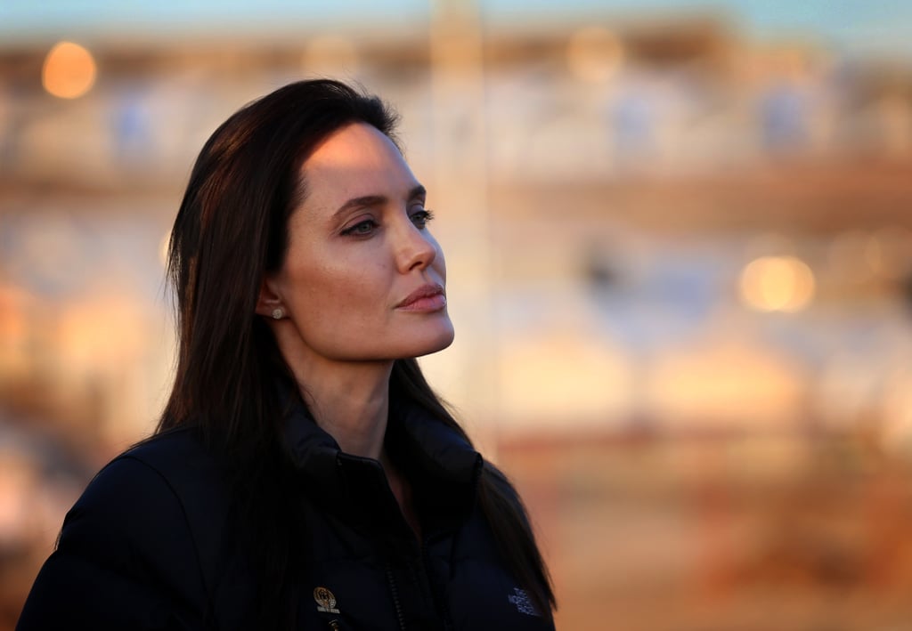 Angelina Jolie at Refugee Camp in Iraq January 2015