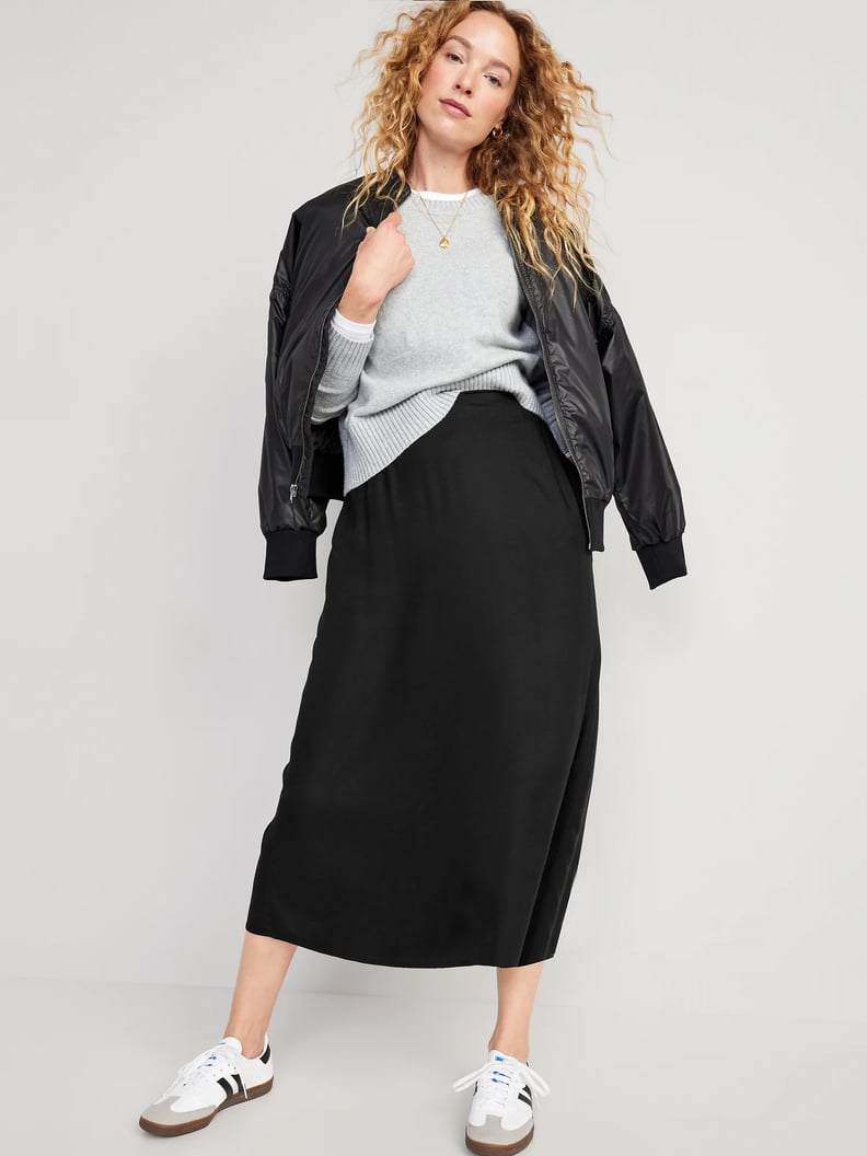 Best Crepe Maxi Skirt