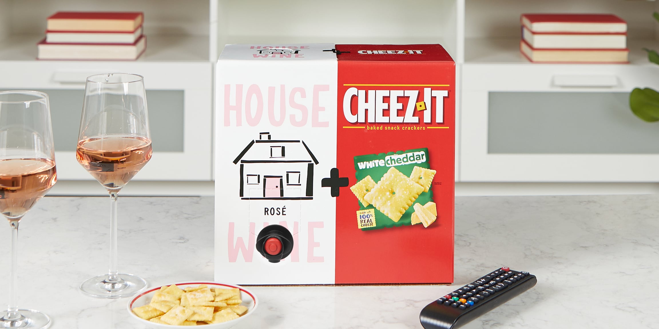 How to Buy a White Cheddar Cheez-It and House Wine Rosé Box | PS Food