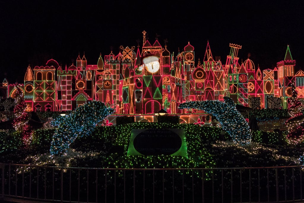 Disneyland: It's a Small World Holiday Nighttime Facade