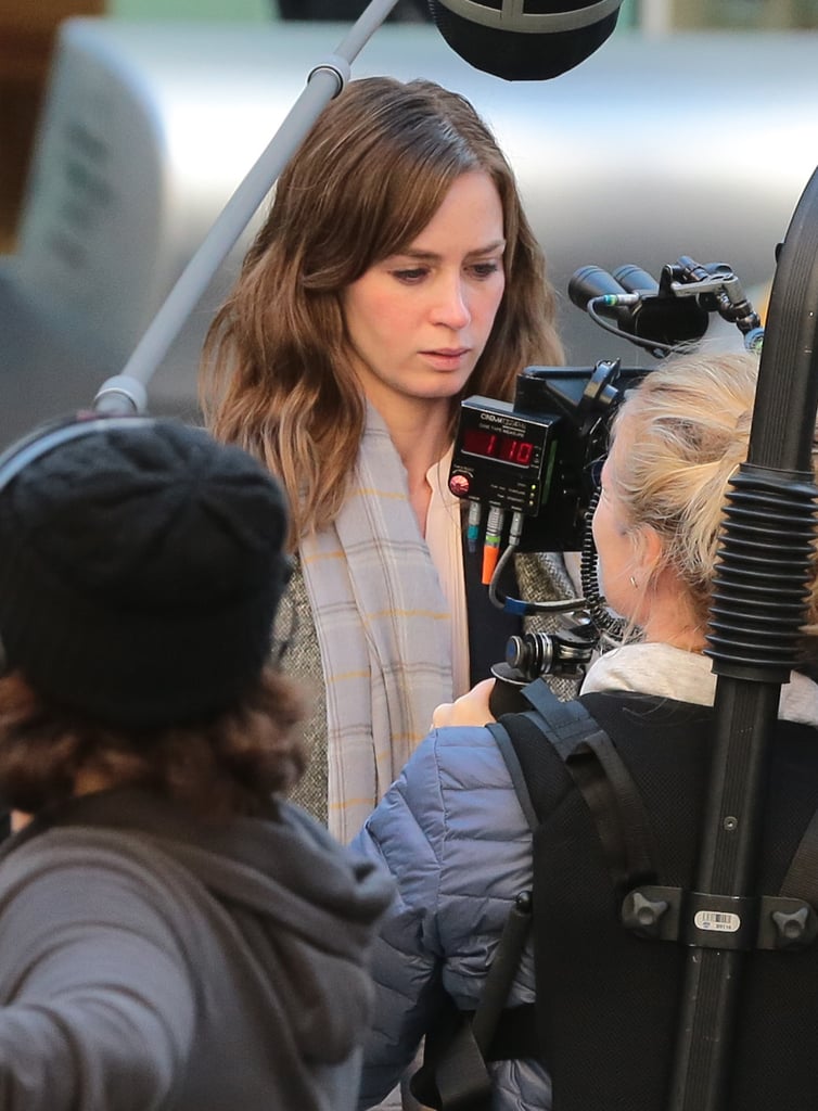 The Girl on the Train Movie Set Pictures