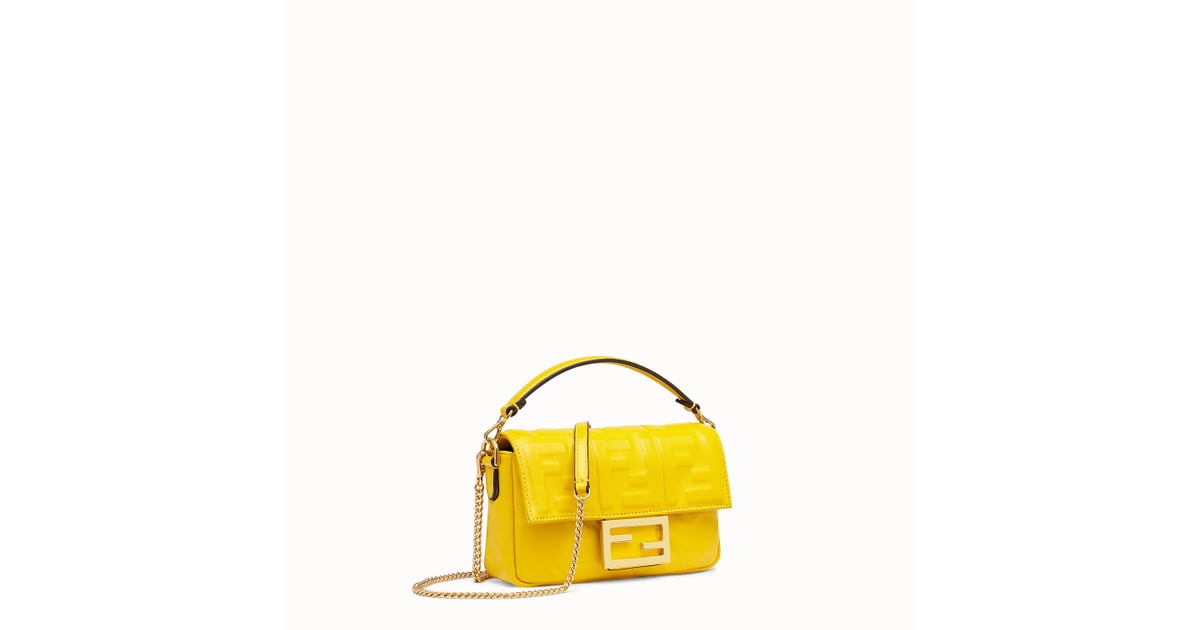 fendi purse yellow