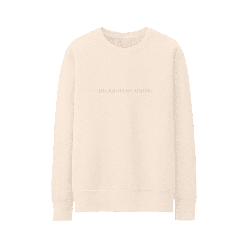 Ariana grande the hot sale light is coming sweatshirt