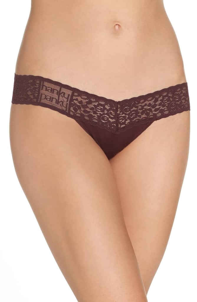 Hanky Panky Logo Low-Rise Thong
